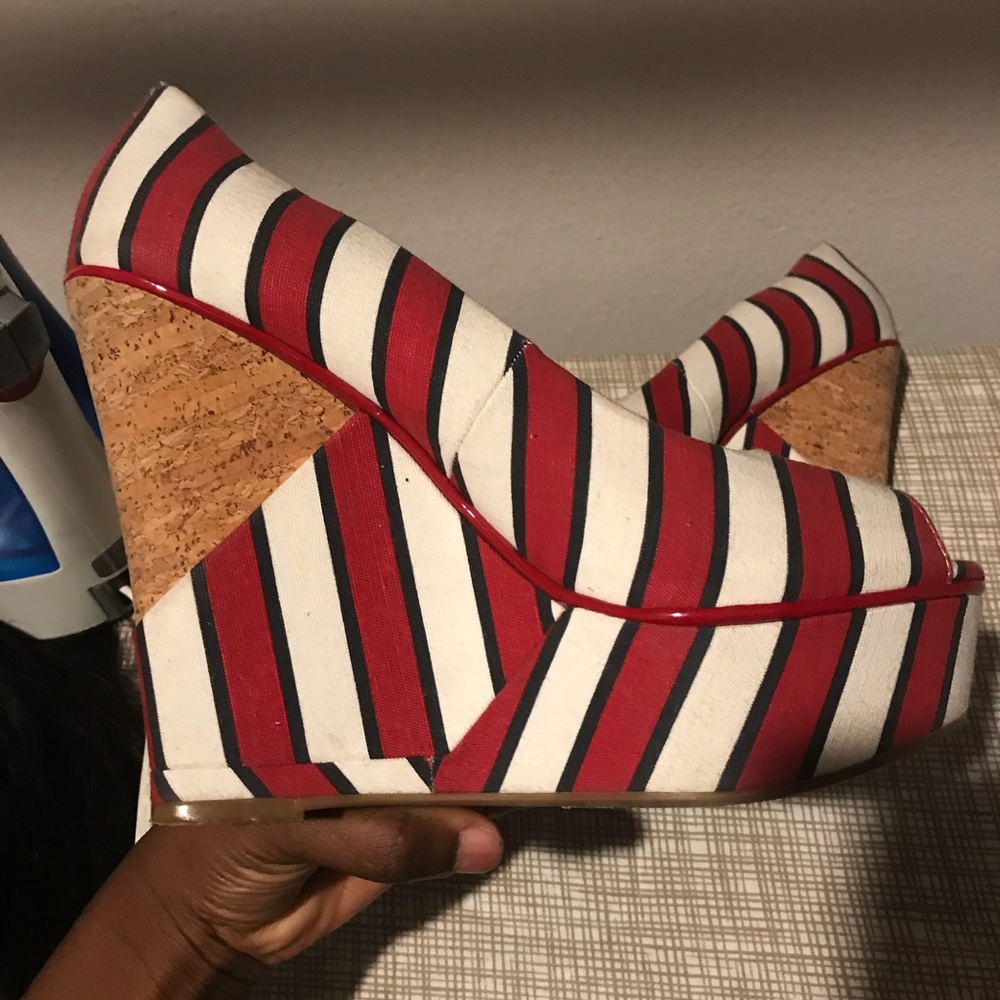 Gianni Bini peep-toe wedges. Super cute